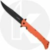 Cold Steel Knives Cold Steel Large Luzon - Black Clip Point - Orange GFN - 20NQX-ORBK -Cheap Case Knives Store CS 20NQX ORBK OPEN