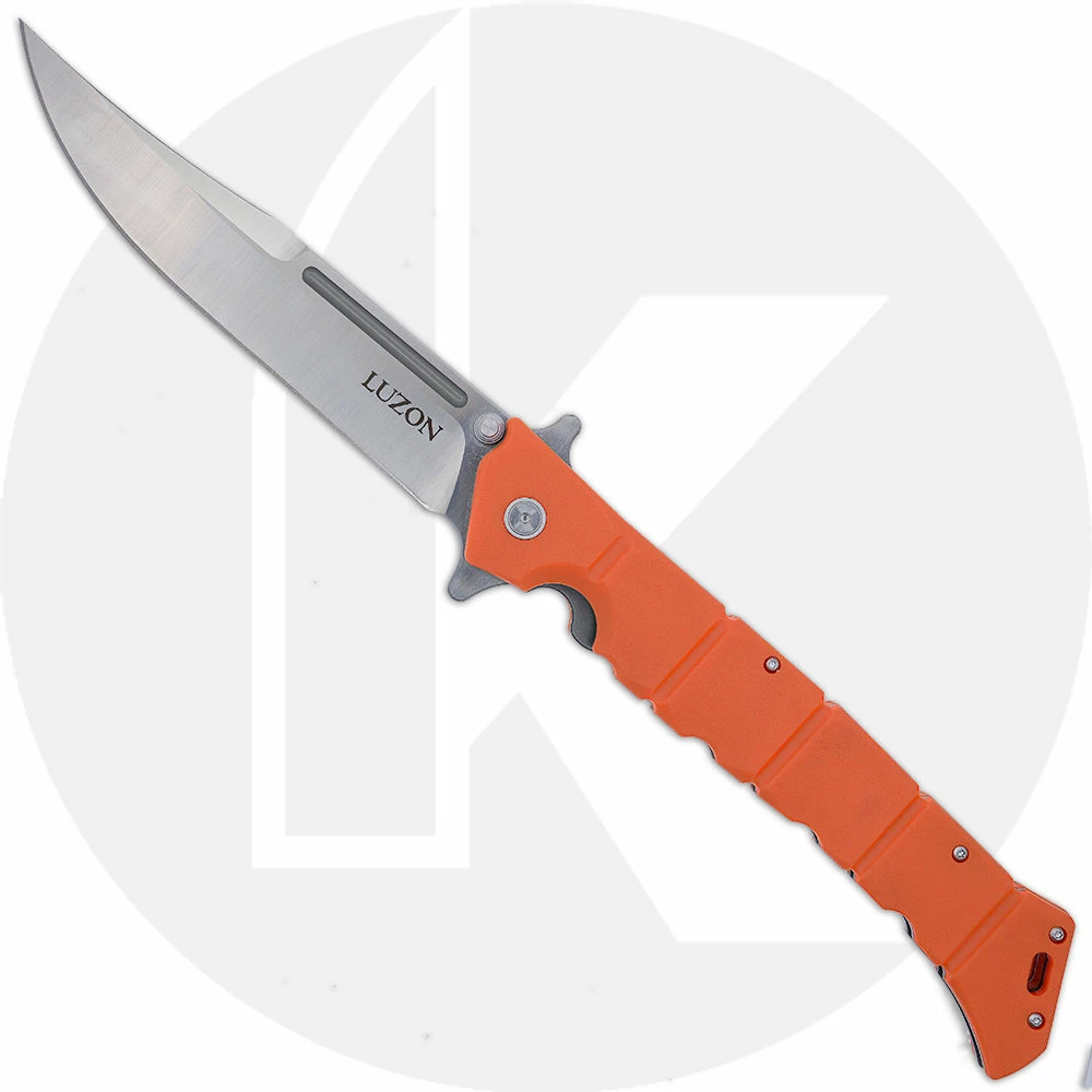 Cold Steel Knives Cold Steel Large Luzon - Satin Clip Point - Orange GFN - 20NQX-ORST 3 Cold Steel Knives Cold Steel Large Luzon - Satin Clip Point - Orange GFN - 20NQX-ORST