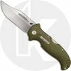 Cold Steel Knives Cold Steel 21A Bush Ranger Lite Mike Wallace EDC Clip Point Folder With OD Green GFN Handle -Cheap Case Knives Store CS 21A 1