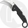 Cold Steel Knives Cold Steel Tiger Claw 22C Karambit Knife - S35VN Hawkbill Blade - Black G10 Handle With Ring Pommel -Cheap Case Knives Store CS 22C 1