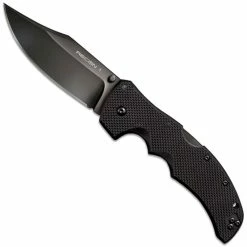 Cold Steel Knives Cold Steel 27BC Recon 1 Knife S35VN Black Clip Point Blade Black G10 Tri-Ad Locking Folder