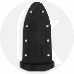 Cold Steel Knives Cold Steel Mini Leatherneck Spear Point 39LSAC - Value Price EDC - Satin Double Edge Fixed Blade - Black Kray-Ex - Secure-Ex Sheath -Cheap Case Knives Store CS 39LSAC SHEATH