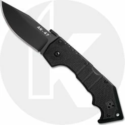 Cold Steel Knives Cold Steel 58M AK-47 Knife Black S35VN Open On Withdrawal Black G10 Tri-Ad Lock Folder