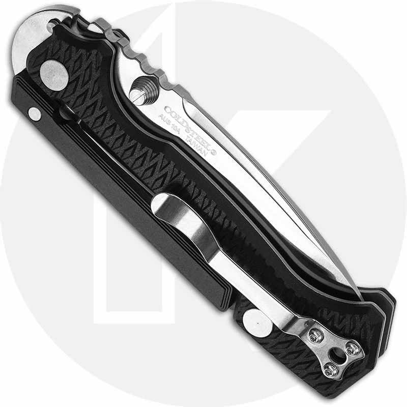 Cold Steel Knives Cold Steel AD-15 Lite 58SQL - AUS 10A Drop Point - Black Griv-Ex - Scorpion Lock - Folding Knife 5 Cold Steel Knives Cold Steel AD-15 Lite 58SQL - AUS 10A Drop Point - Black Griv-Ex - Scorpion Lock - Folding Knife - Image 3