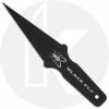Cold Steel Knives Cold Steel Black Fly Throwing Knife 80STMA - Single Piece Black Carbon Spring Steel - Dagger Style -Cheap Case Knives Store CS 80STMA FRONT