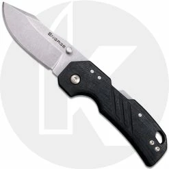 Cold Steel Knives Cold Steel Engage 2.5 FL-25DPLC - Stonewash 4116SS Clip Point - Black GFN - Atlas Lock Folder