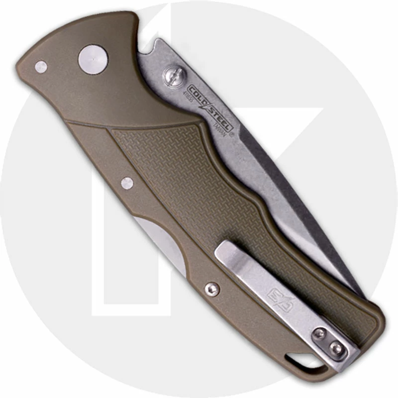 Cold Steel Knives Cold Steel Verdict FL-C3SPSSFDE - Stonewash 4116SS Spear Point - FDE GFN - Tri-Ad Lock Folder 4 Cold Steel Knives Cold Steel Verdict FL-C3SPSSFDE - Stonewash 4116SS Spear Point - FDE GFN - Tri-Ad Lock Folder - Image 2