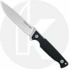 Cold Steel Knives Cold Steel Razor Tek EDC FX-4RZR - Satin Drop Point Fixed Blade - Black GFN -Cheap Case Knives Store CS FX 4RZR OPEN FRONT