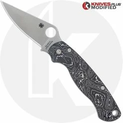 Spyderco Knives MODIFIED Spyderco Para Military 2 Knife + KP Aluminum Fiber Scales