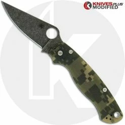 Spyderco Knives MODIFIED Spyderco Para Military 2 - Acid Stonewash - Digital Camo G10