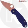 Spyderco Knives MODIFIED Spyderco Para 3 - S110V - CopperWash - Blue G10