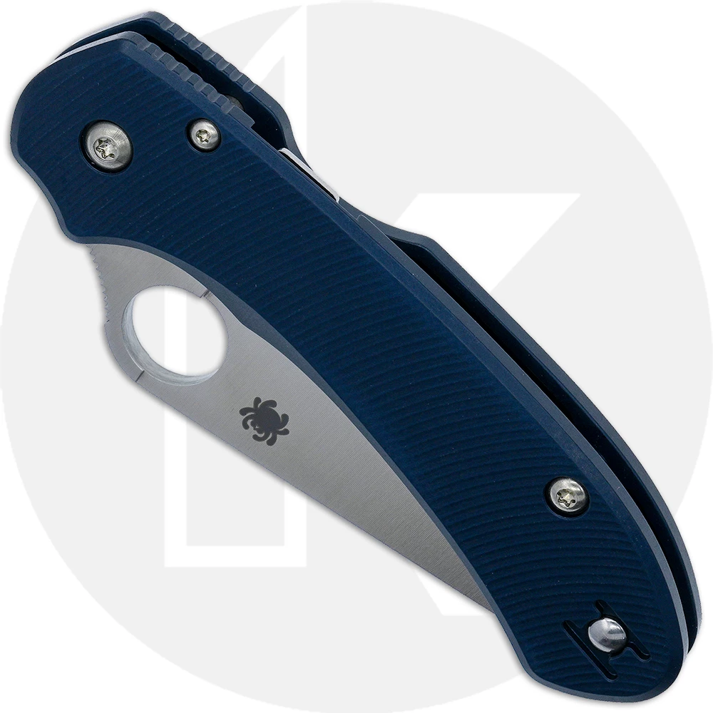 Spyderco Knives MODIFIED Spyderco Para 3 LW Knife SPY27 + Exclusive AWT Midnight Blue Scales 4 Spyderco Knives MODIFIED Spyderco Para 3 LW Knife SPY27 + Exclusive AWT Midnight Blue Scales - Image 2
