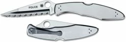 Spyderco Knives Spyderco Police Knife, Serrated, SP-C07S