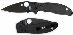Spyderco Knives Spyderco Manix2 Knife, Black, SP-C101GPBBK2