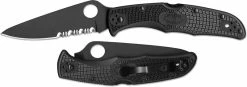 Spyderco Knives: Spyderco Endura 4 Lightweight, Black Part Serrated, SP-C10PSBBK 9 Spyderco Knives: Spyderco Endura 4 Lightweight, Black Part Serrated, SP-C10PSBBK -Cheap Case Knives Store SP C10PSBBK