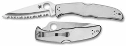 Spyderco Knives: Spyderco Endura 4 SS Knife, Serrated, SP-C10S -Cheap Case Knives Store SP C10S