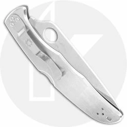 Spyderco Knives: Spyderco Endura 4 SS Knife, Serrated, SP-C10S -Cheap Case Knives Store SP C10S CLOSED BACK