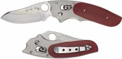 Spyderco Knives Spyderco Viele Phoenix Knife - C114GPRD - Sprint Run - VG-10 Drop Point - Titanium And Red G10 - Made In Japan 9 Spyderco Knives Spyderco Viele Phoenix Knife - C114GPRD - Sprint Run - VG-10 Drop Point - Titanium And Red G10 - Made In Japan -Cheap Case Knives Store SP C114GPRD
