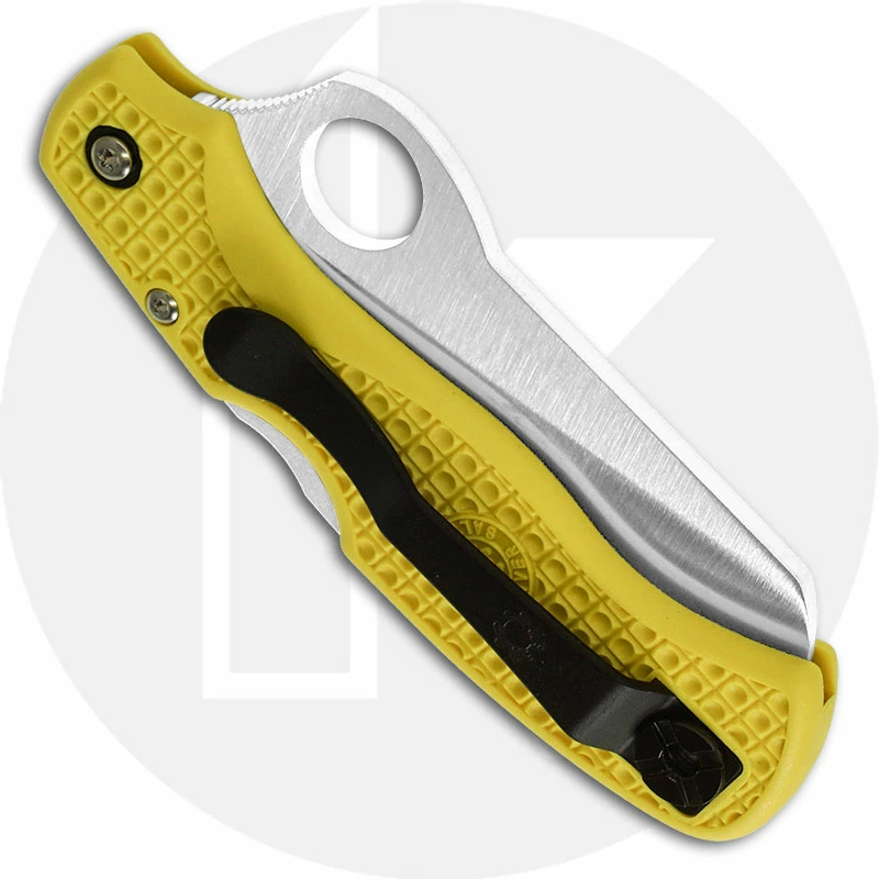 Spyderco Knives Spyderco Saver Salt 79mm, Yellow, SP-C118SYL 5 Spyderco Knives Spyderco Saver Salt 79mm, Yellow, SP-C118SYL - Image 3