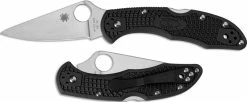 Spyderco Knives Spyderco Delica 4 Lightweight, Flat Ground, SP-C11FPBK -Cheap Case Knives Store SP C11FPBK