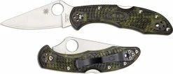 Spyderco Knives Spyderco Delica 4 Zome Green FRN, C11ZFPGR 9 Spyderco Knives Spyderco Delica 4 Zome Green FRN, C11ZFPGR -Cheap Case Knives Store SP C11ZFPGR