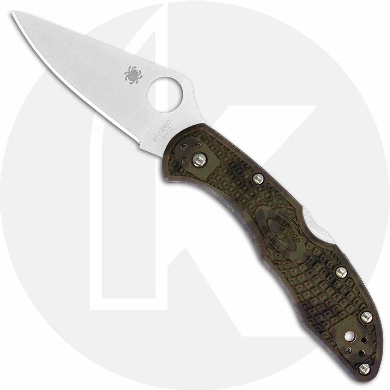 Spyderco Knives Spyderco Delica 4 Zome Green FRN, C11ZFPGR 3 Spyderco Knives Spyderco Delica 4 Zome Green FRN, C11ZFPGR