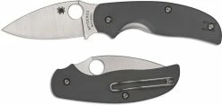 Spyderco Knives Spyderco Sage 1 Knife - C123GPGY - Maxamet Leaf Blade - Gray G10 - Liner Lock -Cheap Case Knives Store SP C123GPGY