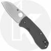 Spyderco Knives Spyderco Techno 2 C158TIP2 Marcin Slysz EDC Sheepfoot Blade Ti Handle RIL Folding Knife -Cheap Case Knives Store SP C158TIP2 OPEN FRONT