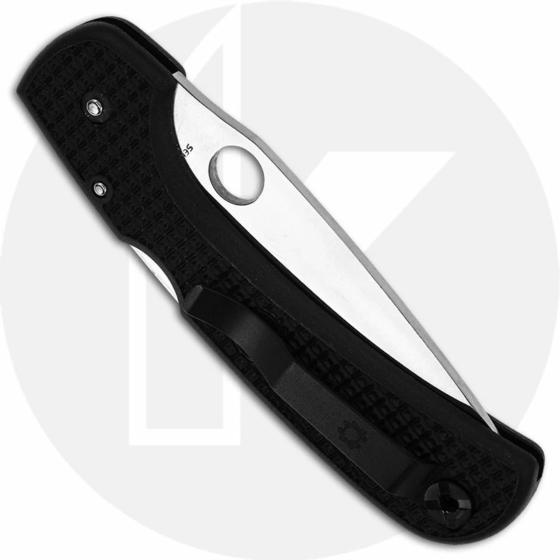 Spyderco Knives Spyderco Wayne Goddard Lightweight C16PBK - ATS-55 - Black FRN - Discontinued Item - Serial Numbered - BNIB - 1997 4 Spyderco Knives Spyderco Wayne Goddard Lightweight C16PBK - ATS-55 - Black FRN - Discontinued Item - Serial Numbered - BNIB - 1997 - Image 2