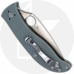 Spyderco Knives Spyderco C220GPGY Polestar Knife, 3.3 Inch CTS BD1 Blade, Gray G10 Handle 7 Spyderco Knives Spyderco C220GPGY Polestar Knife, 3.3 Inch CTS BD1 Blade, Gray G10 Handle -Cheap Case Knives Store SP C220GPGY NEW CLOSED BACK