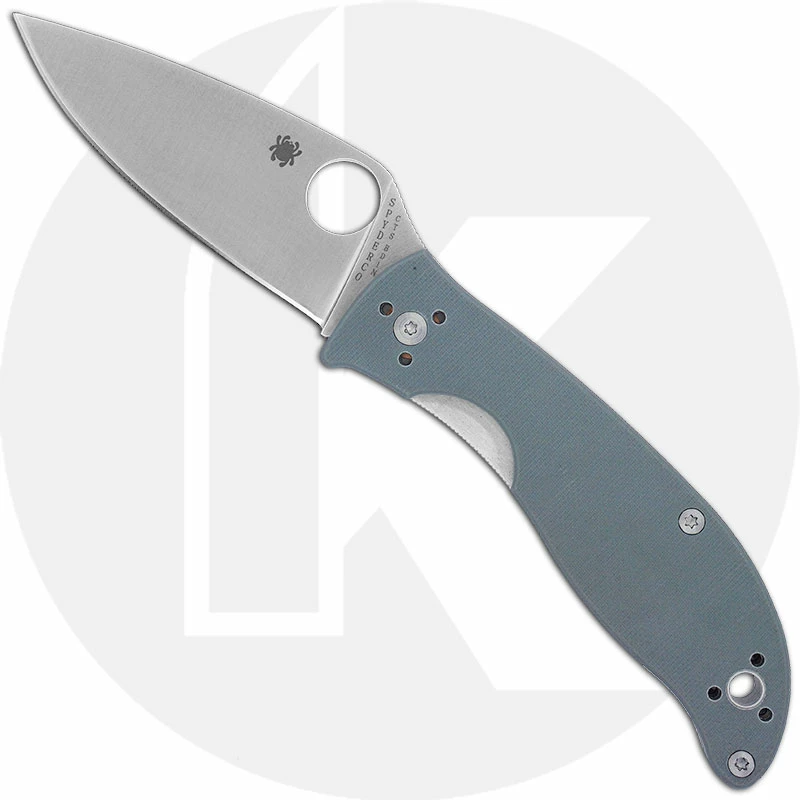 Spyderco Knives Spyderco C220GPGY Polestar Knife, 3.3 Inch CTS BD1 Blade, Gray G10 Handle 3 Spyderco Knives Spyderco C220GPGY Polestar Knife, 3.3 Inch CTS BD1 Blade, Gray G10 Handle