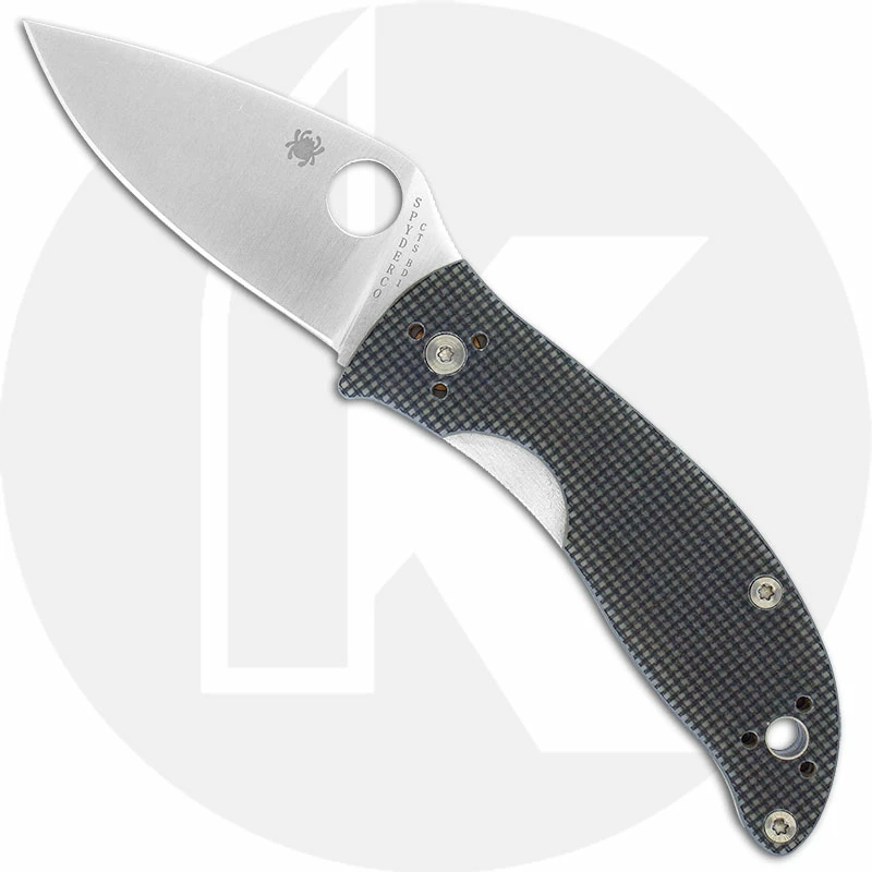 Spyderco Knives Spyderco C222GPGY Alcyone Knife EDC Linerlock Folding Knife Drop Point With Gray G10 Handle 3 Spyderco Knives Spyderco C222GPGY Alcyone Knife EDC Linerlock Folding Knife Drop Point With Gray G10 Handle