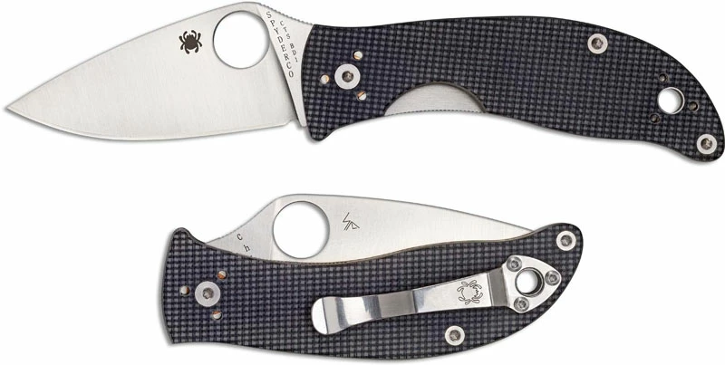Spyderco Knives Spyderco C222GPGY Alcyone Knife EDC Linerlock Folding Knife Drop Point With Gray G10 Handle 6 Spyderco Knives Spyderco C222GPGY Alcyone Knife EDC Linerlock Folding Knife Drop Point With Gray G10 Handle - Image 4