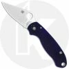 Spyderco Knives Spyderco C223GPDBL Para 3 S110V Compression Lock Satin Blade Blue G10 Folder USA Made -Cheap Case Knives Store SP C223GPDBL OPEN FRONT