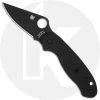 Spyderco Knives Spyderco Para 3 Lightweight Knife C223PBBK - Black Blade - Black FRN Handle - Compression Lock - USA Made 1 Spyderco Knives Spyderco Para 3 Lightweight Knife C223PBBK - Black Blade - Black FRN Handle - Compression Lock - USA Made -Cheap Case Knives Store SP C223PBBK OPEN FRONT
