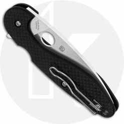 Spyderco Knives Spyderco C228CFP Sliverax Knife Paul Alexander EDC Carbon Fiber And G10 Compression Lock Flipper -Cheap Case Knives Store SP C228CFP CLOSED BACK