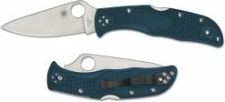 Spyderco Knives Spyderco Endela Lightweight K390 - C243FPK390 - K390 Drop Point - Blue FRN - Lock Back 9 Spyderco Knives Spyderco Endela Lightweight K390 - C243FPK390 - K390 Drop Point - Blue FRN - Lock Back -Cheap Case Knives Store SP C243FPK390