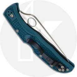 Spyderco Knives Spyderco Endela Lightweight K390 - C243FPK390 - K390 Drop Point - Blue FRN - Lock Back 8 Spyderco Knives Spyderco Endela Lightweight K390 - C243FPK390 - K390 Drop Point - Blue FRN - Lock Back -Cheap Case Knives Store SP C243FPK390 CLOSED BACK