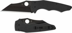 Spyderco Knives Spyderco YoJumbo Knife - C253GPBBK - Michael Janich - Black DLC S30V Wharncliffe - Black G10 - Compression Lock - USA Made