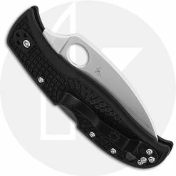 Spyderco Knives Spyderco RockJumper Knife - C254PBK - VG-10 Wharncliffe - Black FRN - Lock Back -Cheap Case Knives Store SP C254PBK CLOSED BACK