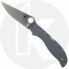 Spyderco Knives Spyderco Stretch 2 XL G10 C258GPGYCW - CPM Cru-Wear - Gray G10 - Back Lock Folder