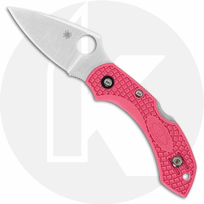 Spyderco Knives Spyderco Dragonfly 2 Lightweight Pink S30V - C28FPPNS30V2 - S30V Leaf Blade - Pink FRN - Lock Back 3 Spyderco Knives Spyderco Dragonfly 2 Lightweight Pink S30V - C28FPPNS30V2 - S30V Leaf Blade - Pink FRN - Lock Back