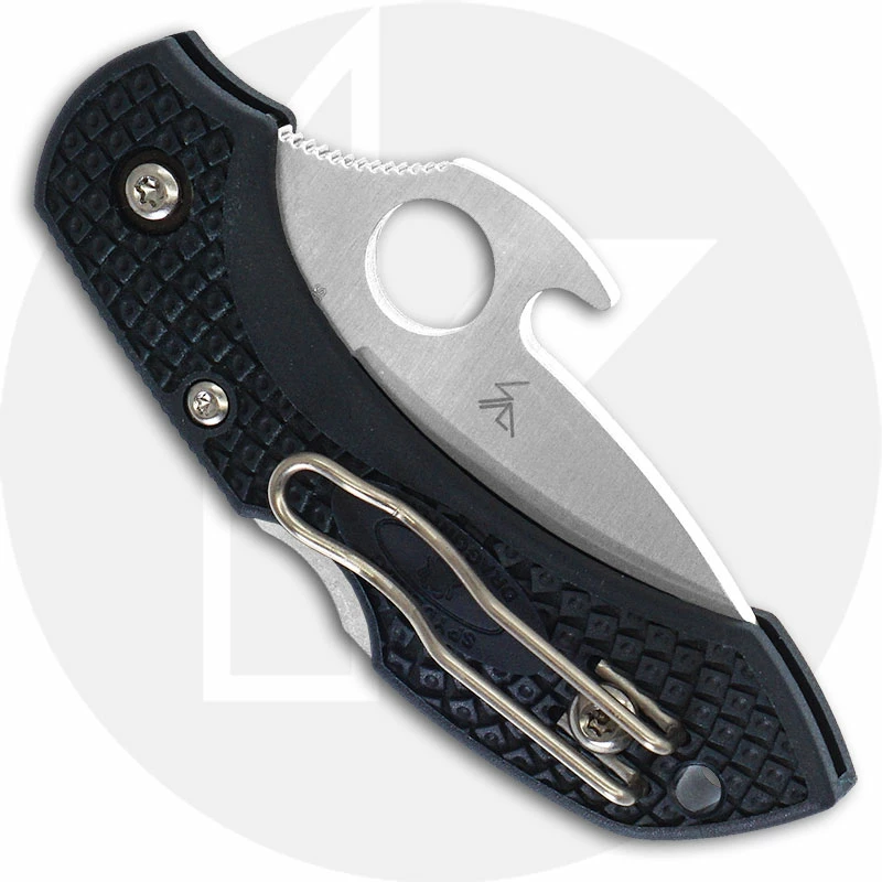 Spyderco Knives Spyderco C28PGYW2 Dragonfly 2 Emerson Opener Knife - 2.28 Inch Drop Point - Dark Gray FRN Handle 5 Spyderco Knives Spyderco C28PGYW2 Dragonfly 2 Emerson Opener Knife - 2.28 Inch Drop Point - Dark Gray FRN Handle - Image 3