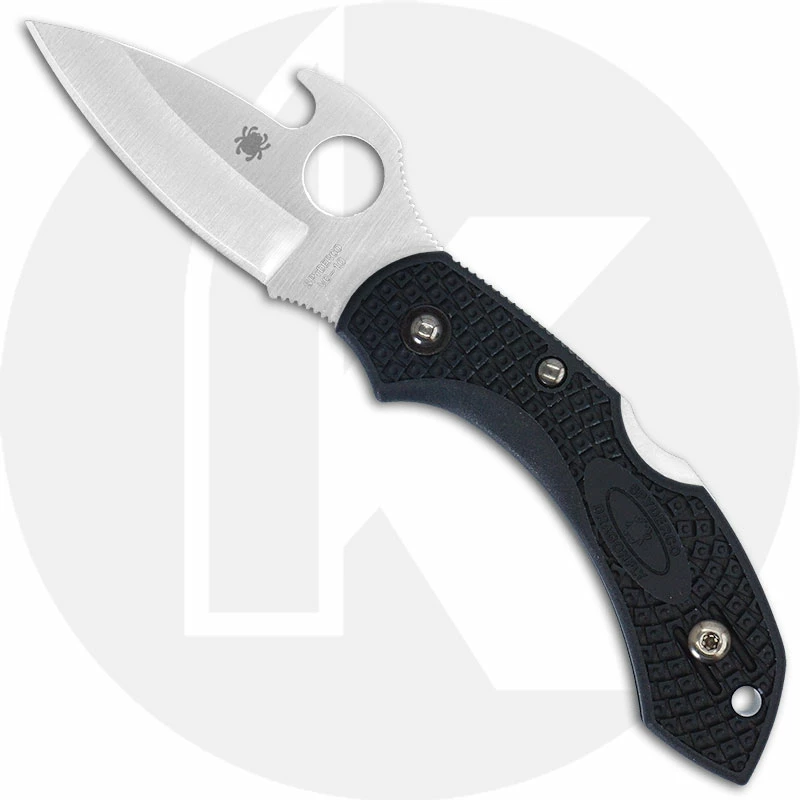 Spyderco Knives Spyderco C28PGYW2 Dragonfly 2 Emerson Opener Knife - 2.28 Inch Drop Point - Dark Gray FRN Handle 3 Spyderco Knives Spyderco C28PGYW2 Dragonfly 2 Emerson Opener Knife - 2.28 Inch Drop Point - Dark Gray FRN Handle
