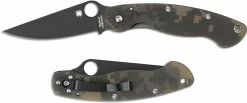 Spyderco Knives: Spyderco Military, Camo, SP-C36GPCMOBK
