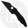 Spyderco Knives Spyderco Yojimbo 2 C85GPBBK2 - Michael Janich - Black DLC Wharncliffe - Black G10 - Compression Lock Folder - USA Made -Cheap Case Knives Store SP C85GPBBK2 OPEN FRONT