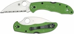 Spyderco Knives Spyderco Salt 2 Wharncliffe Knife - C88FSWCGR2 - Serrated LC200N Wharncliffe - Green FRN - Lock Back 9 Spyderco Knives Spyderco Salt 2 Wharncliffe Knife - C88FSWCGR2 - Serrated LC200N Wharncliffe - Green FRN - Lock Back -Cheap Case Knives Store SP C88FSWCGR2
