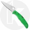 Spyderco Knives Spyderco Pacific Salt 2 Knife - C91FSGR2 - Serrated LC200N Drop Point - Green FRN - Lock Back 2 Spyderco Knives Spyderco Pacific Salt 2 Knife - C91FSGR2 - Serrated LC200N Drop Point - Green FRN - Lock Back -Cheap Case Knives Store SP C91FSGR2 OPEN FRONT