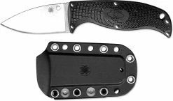 Spyderco Knives Spyderco Enuff, Leaf Blade, SP-FB31PBK