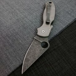 Spyderco Knives MODIFIED Spyderco Para 3 Knife ACID WASH Blade Camo G10 11 Spyderco Knives MODIFIED Spyderco Para 3 Knife ACID WASH Blade Camo G10 -Cheap Case Knives Store Spyderco Para 3 Flytanium Titanium Scales